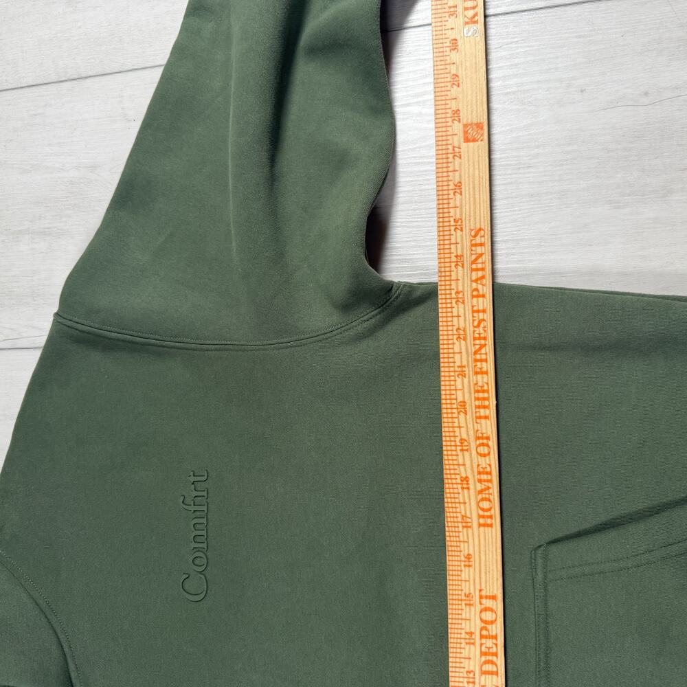 Comfrt Hoodie Adult Unisex Medium Green Pullover Oversized Soft - Picture 11 of 11
